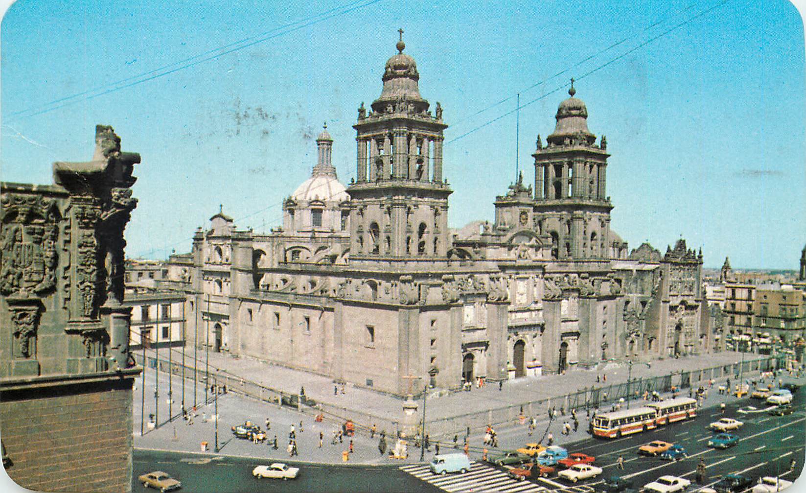CPM The Mexico City Cathedral on the Main square