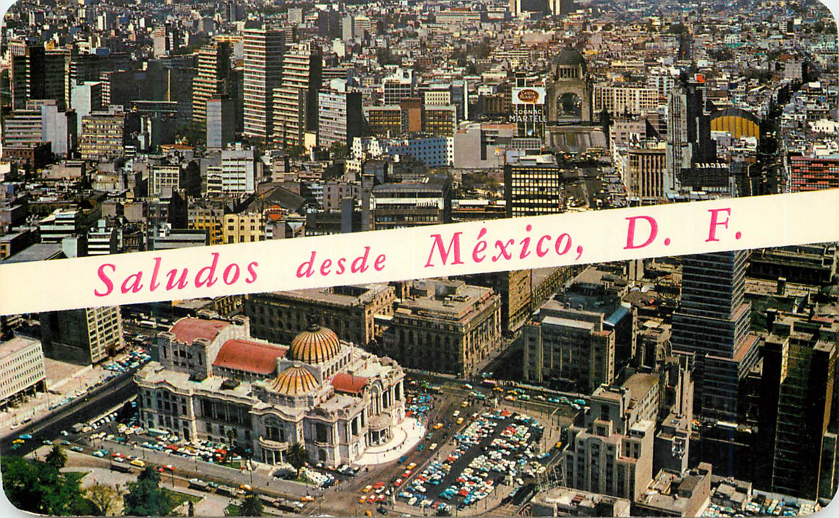 CPM Panoramic View Bottom Air View Mexico