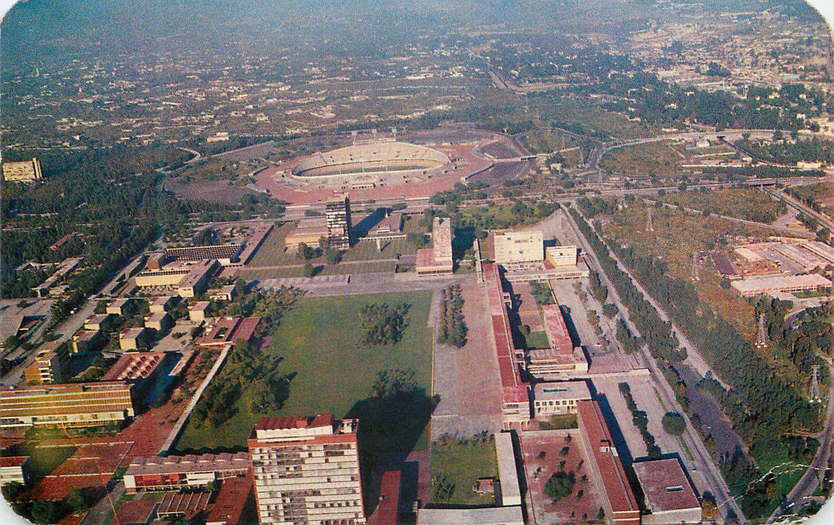 CPM Air View of ciudad university Mexico Statde Football