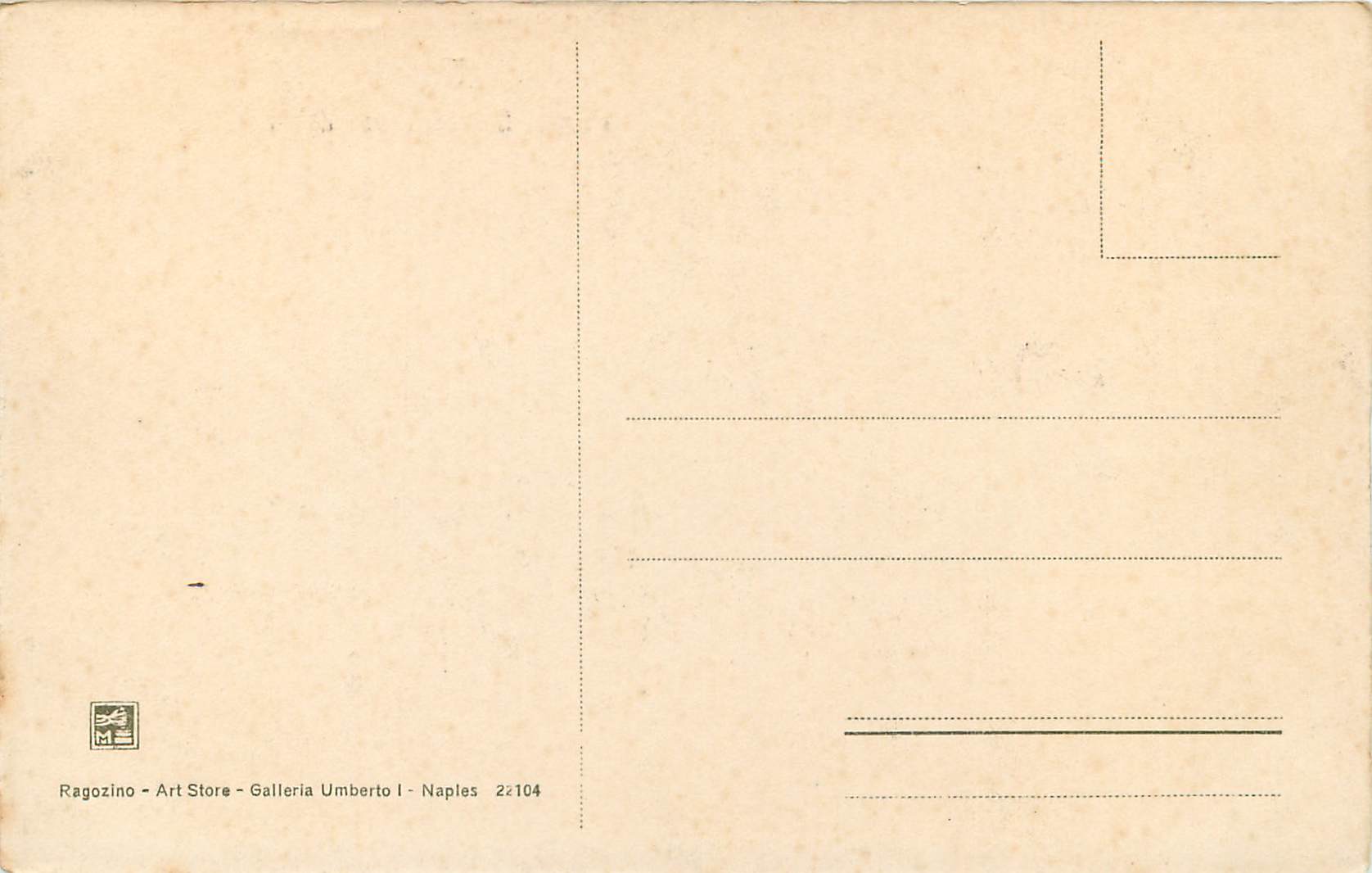 CPM Napoli Portici S. Francesco di Paola — Rückseite