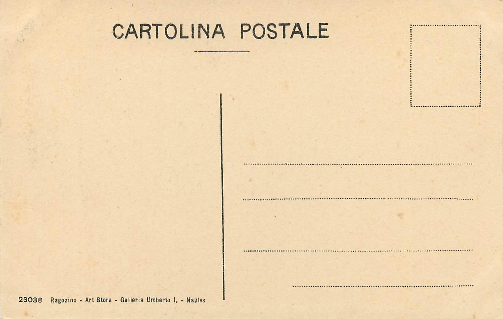 CPM NAPOLI - Arcp d’Aragona — Rückseite