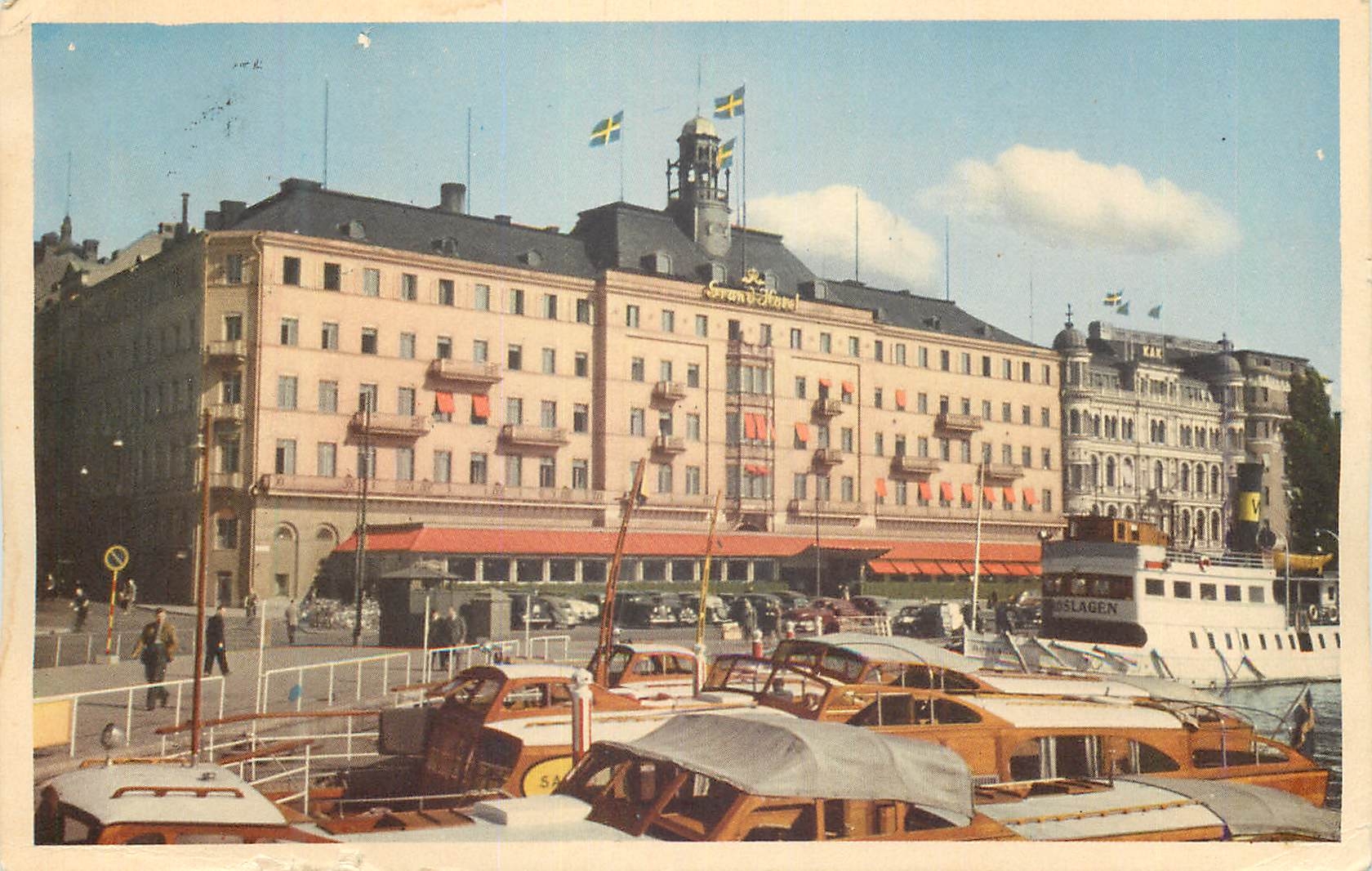 CPM Stockholm Grand Hotell Bateaux