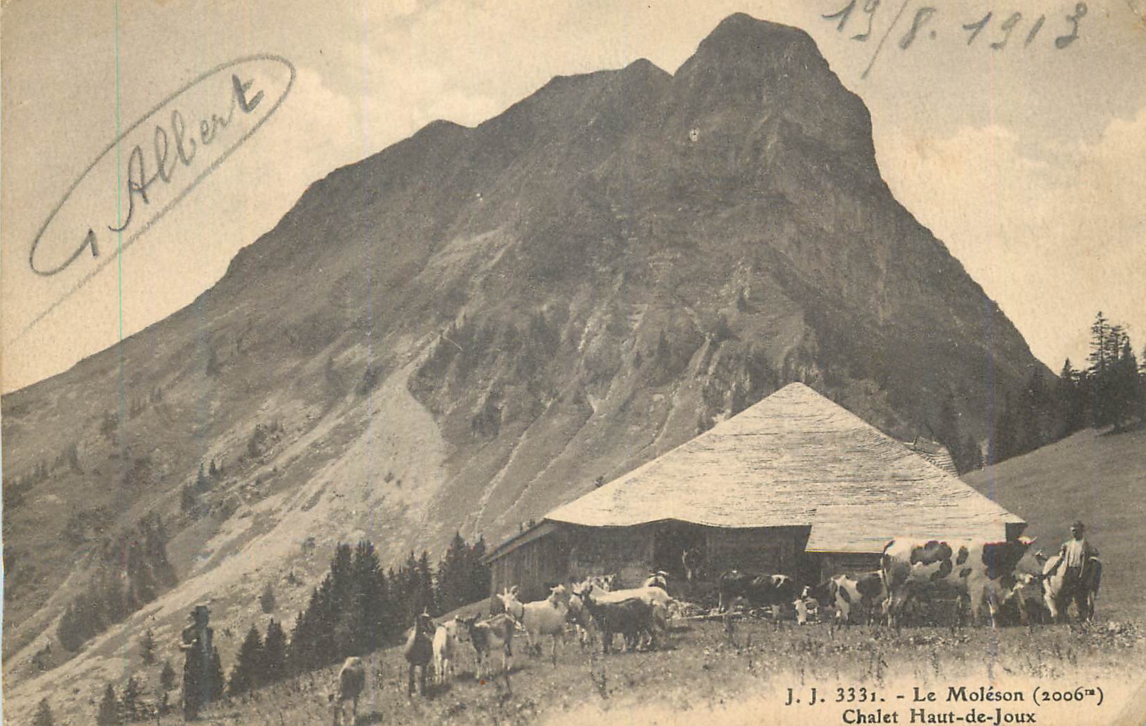 CPA Le Moleson Chalet Haut de Joux Chevres