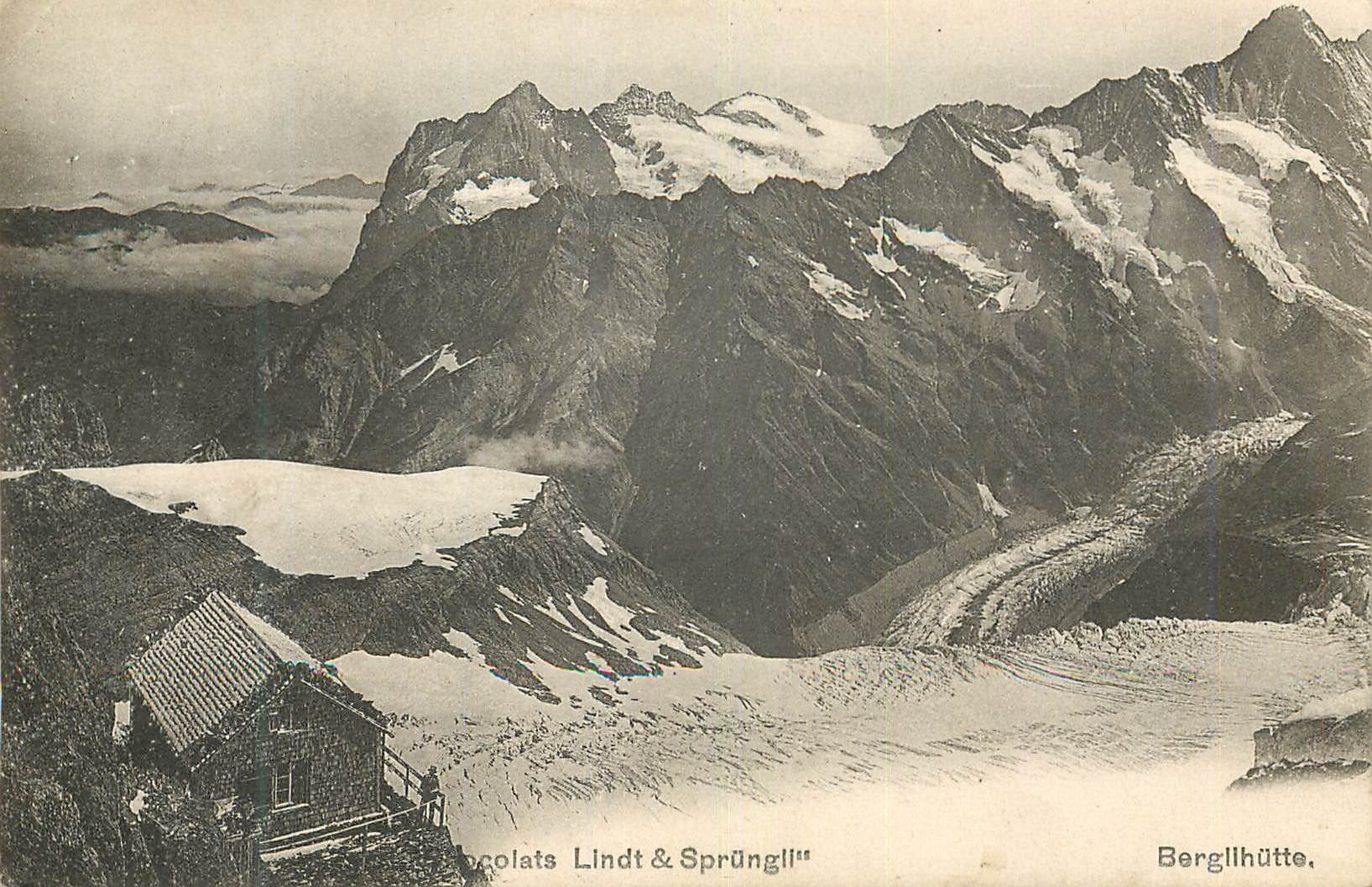 CPA Chocolats Lindt Sprungl Berglihutte 
