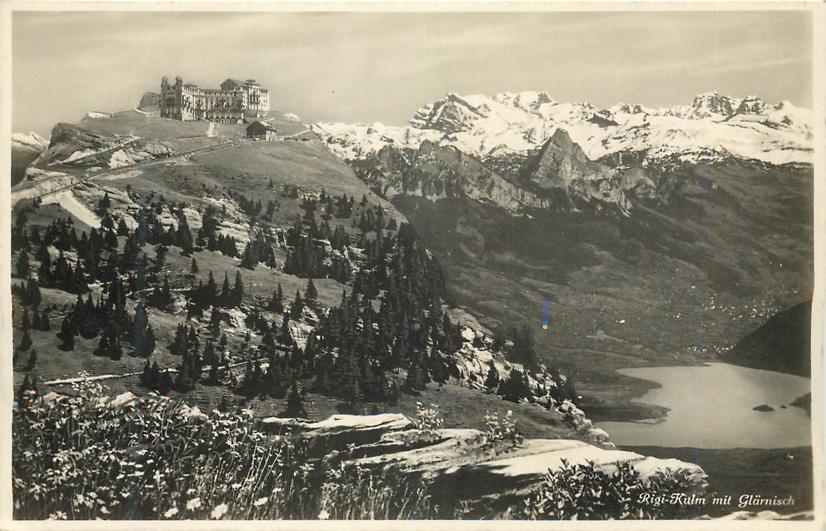CPA Rigi Kulm mit Glarnisch 