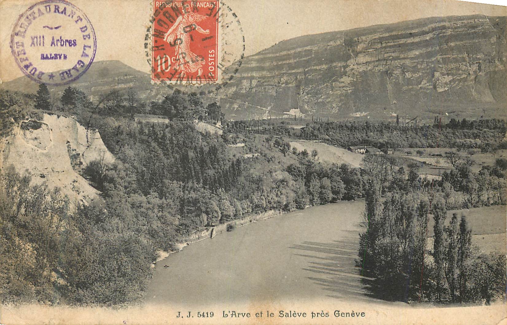 CPA L Arcve et le Saleve pres Geneve 