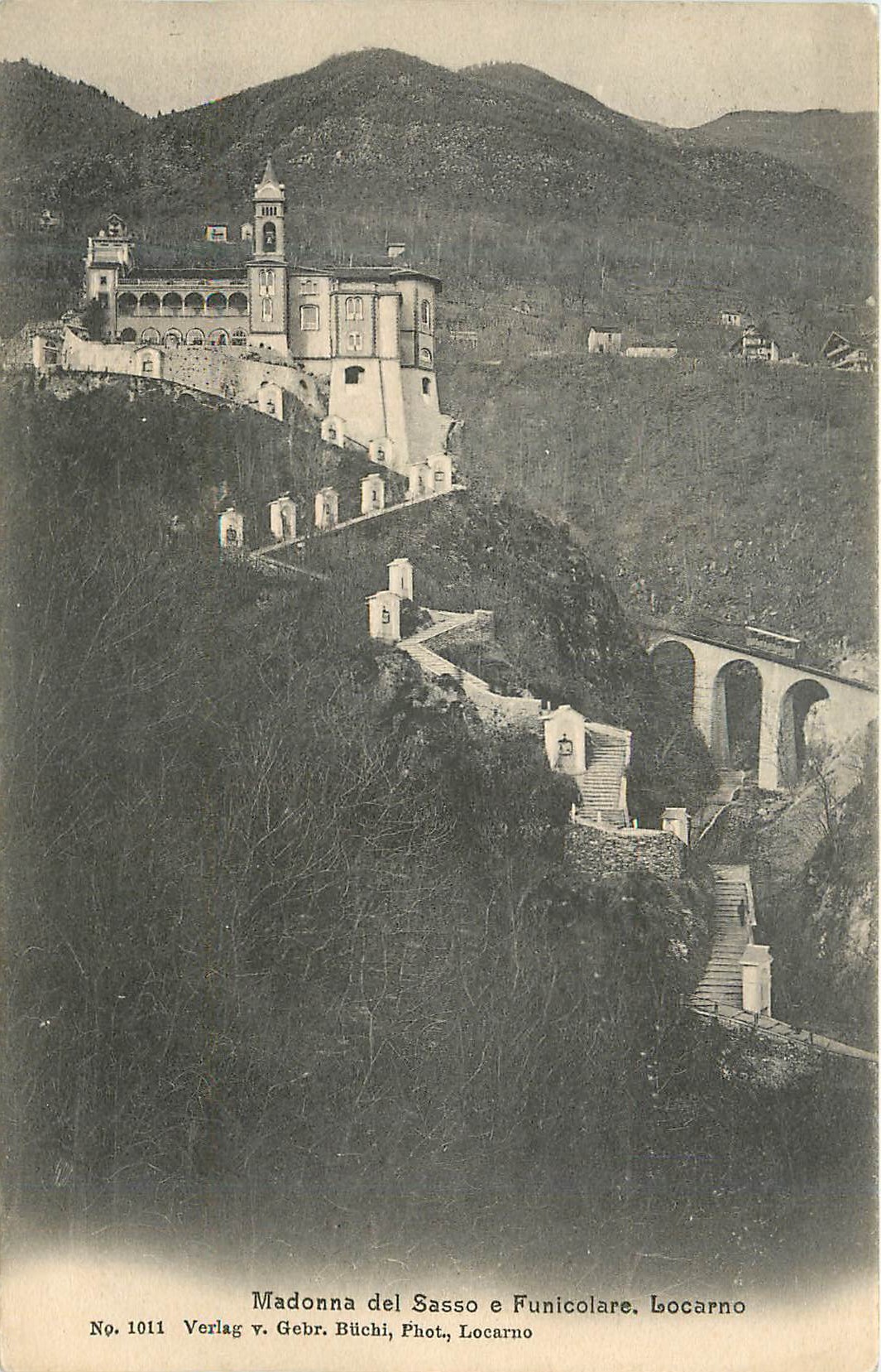 CPA Madonna del Sasso e Funiculaire Locarno 
