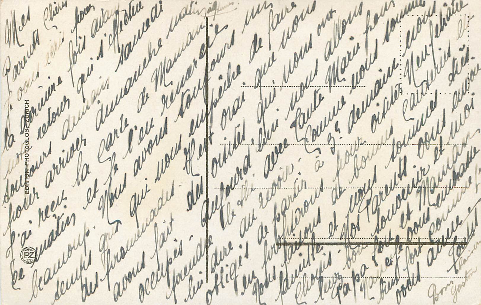 CPA Neuville et les Alpes  — Rückseite