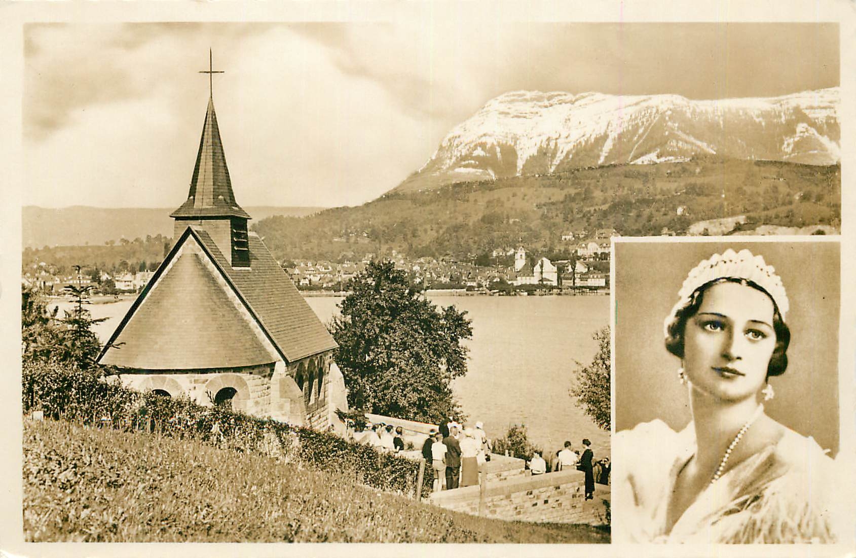 CPA Kussnacht s le Rigi Suisse Chapelle Commemorative de SM la Reine Astrid des Belges 