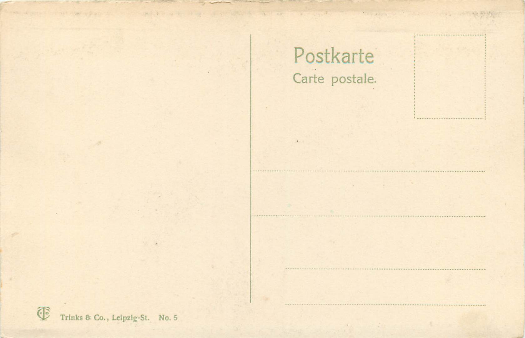 CPA Clarens Ile Salagnon  — Verso