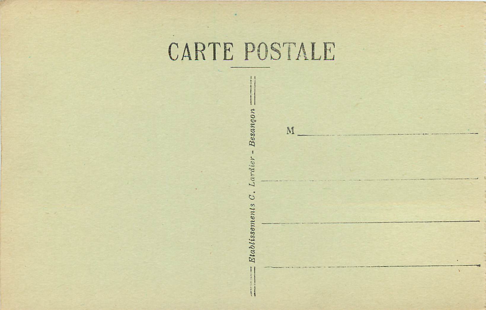 La Douane Suisse sur la route de Lac-ou-Villers — Le Col des Roches — Éditeur C.L.B. n°816 — Reverso