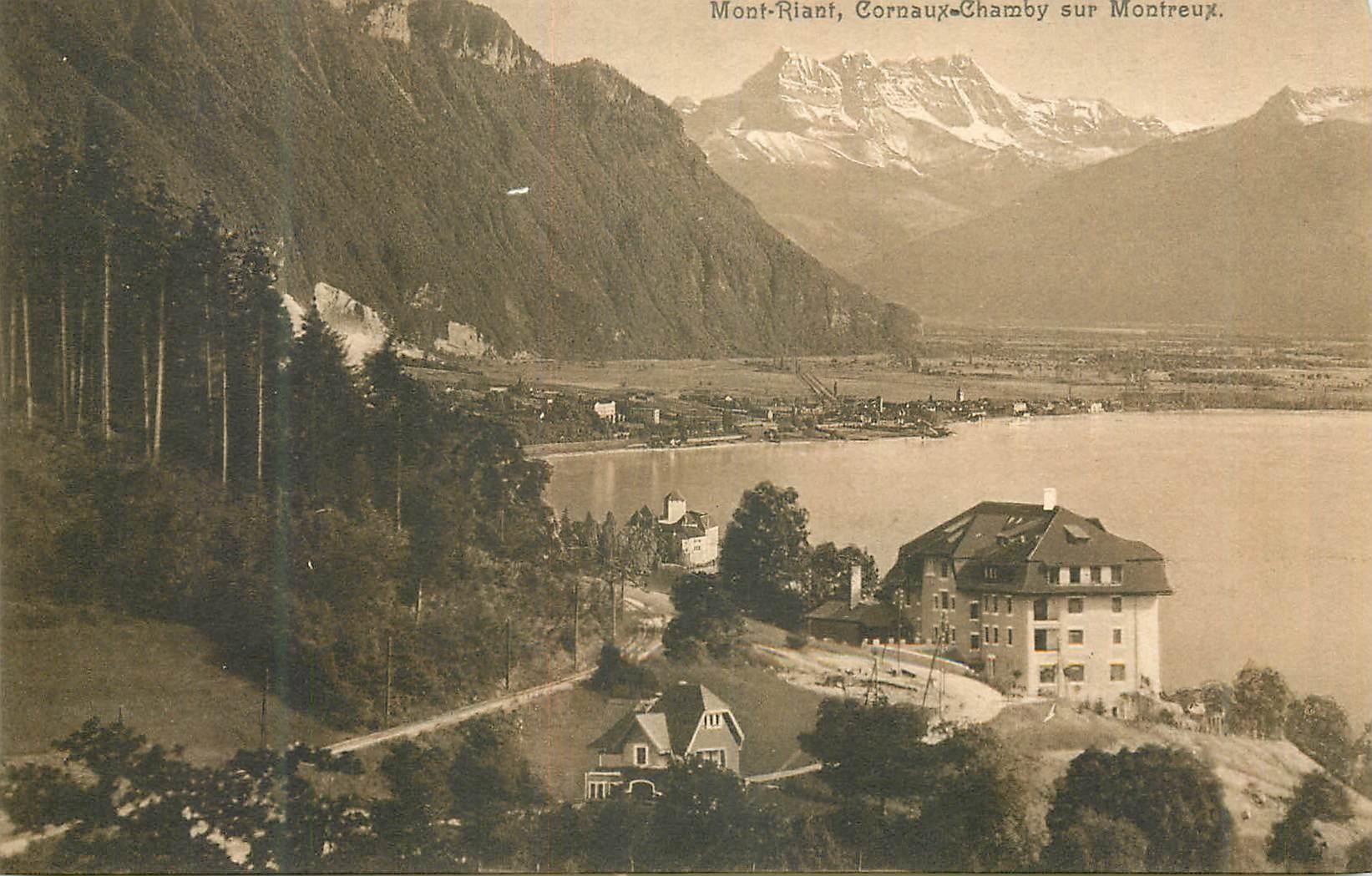 CPA Mont Riant Cornaux Chamby sur Montreux 
