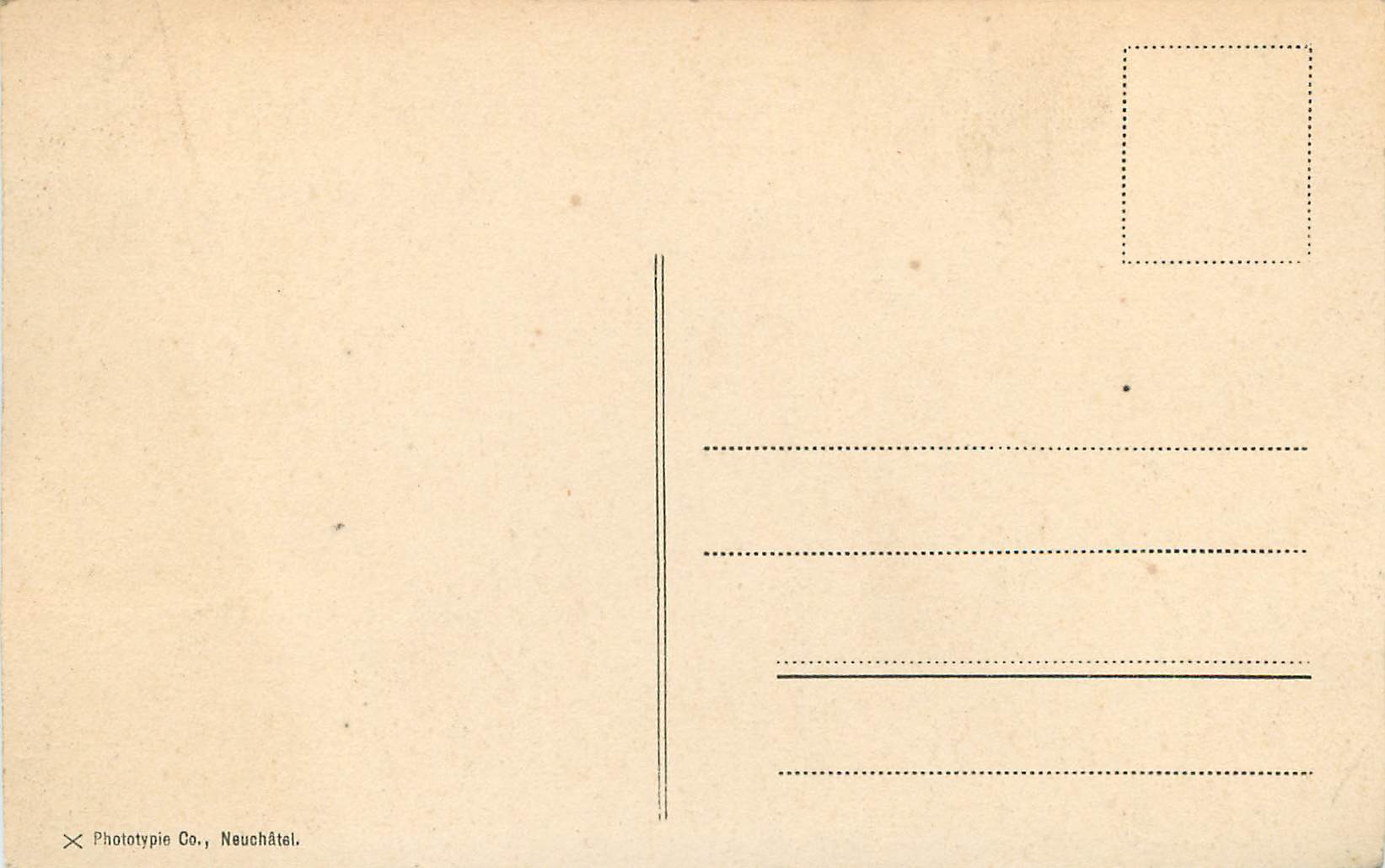 CPA Mont Fleury et Val Mont s Territet  — Rückseite