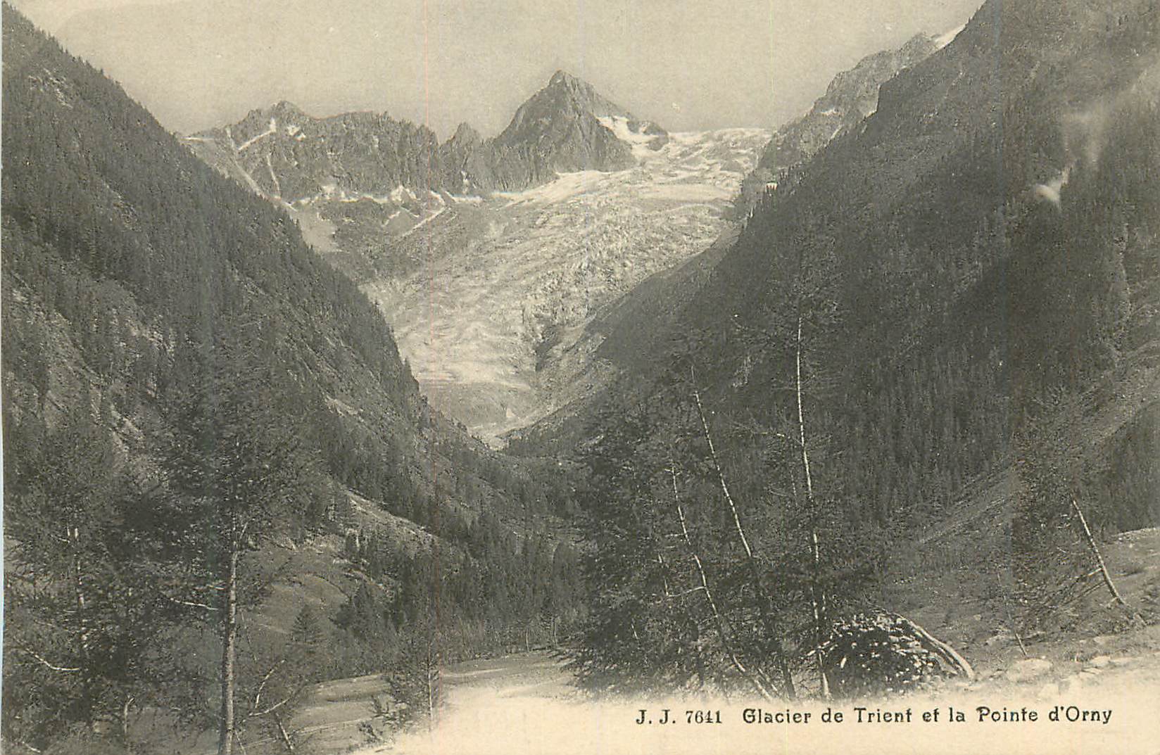 CPA Glacier de Trient et la Pointe d Orny 