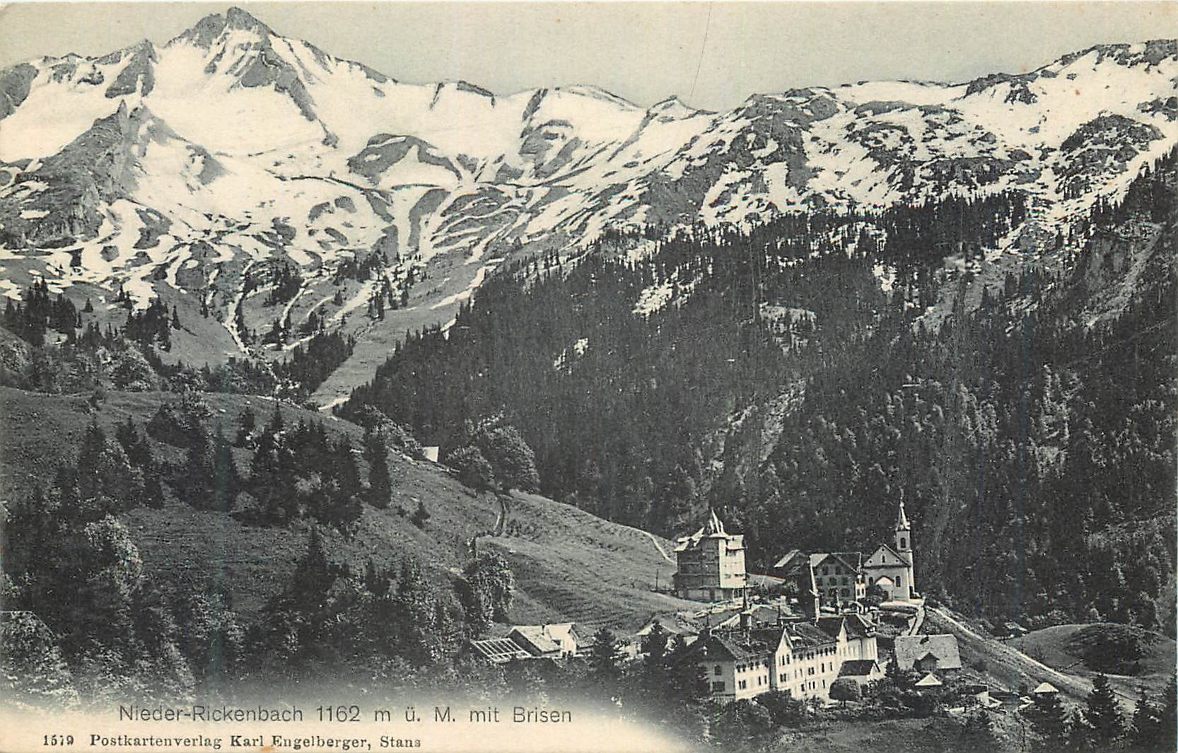 CPA Nieder Rickenbach mit Brisen 