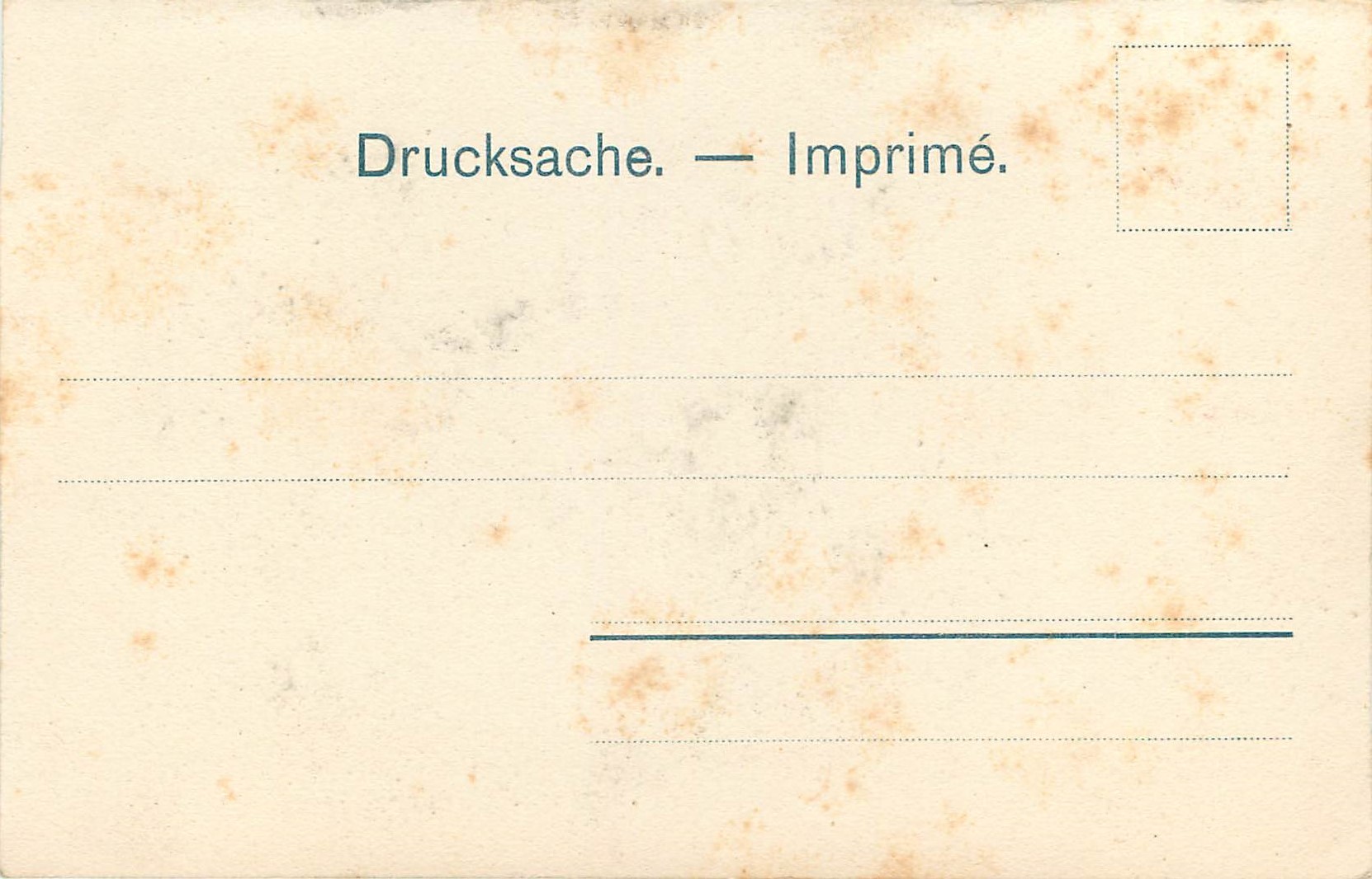 CPA Dent Blanche Zinal Rothorn Gornergrat Hotel mit Matterhorn — Rückseite