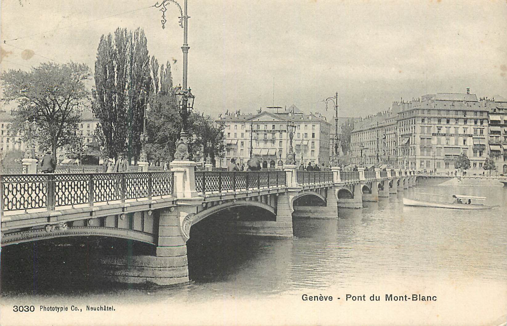 CPA Geneve Pont du Mont Blanc 