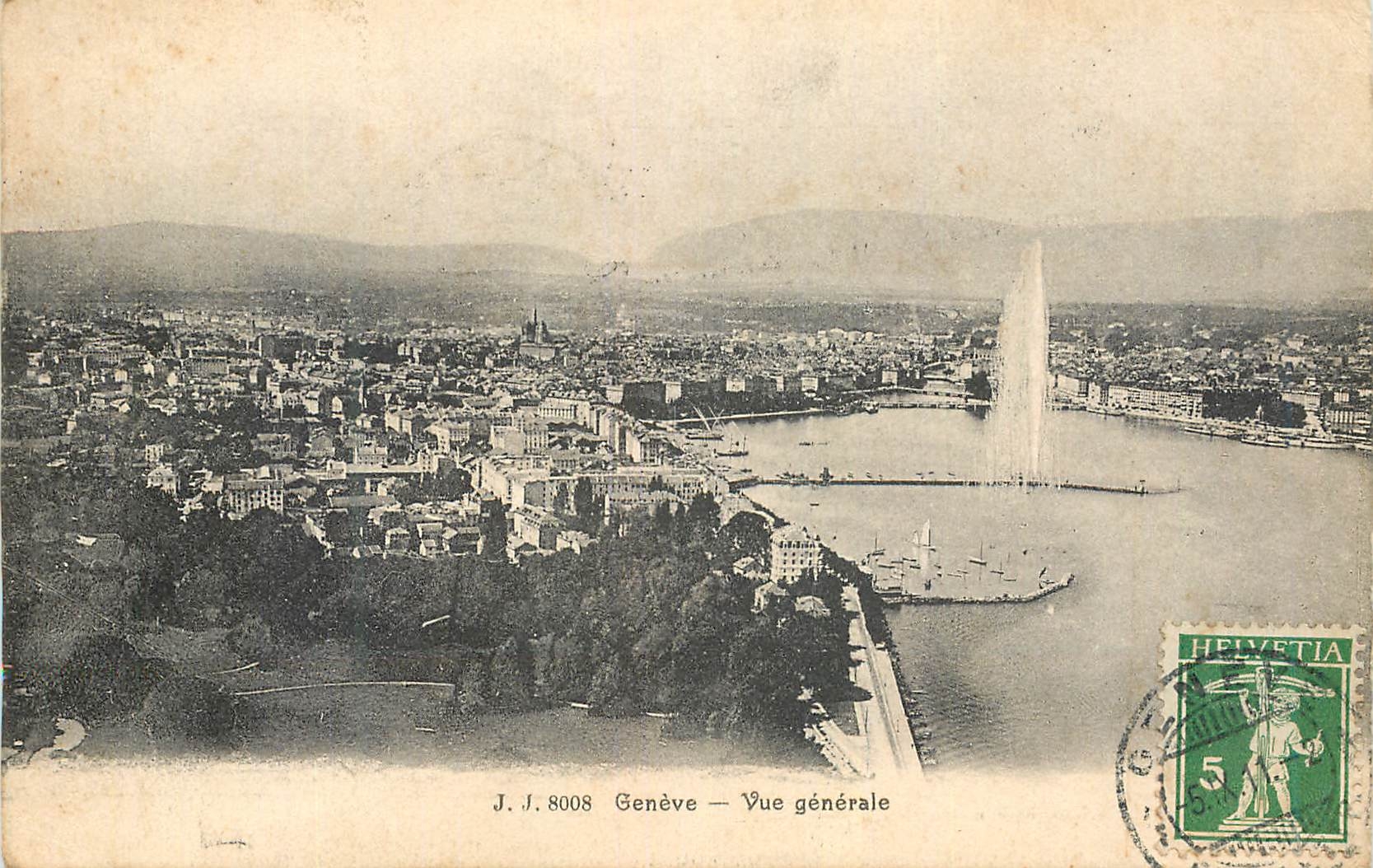 CPA Geneve Vue generale 