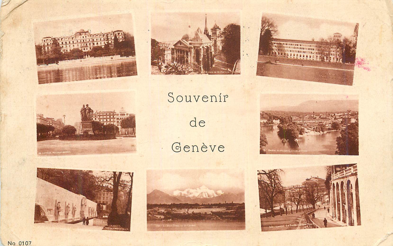 CPA Souvenir de Geneve 