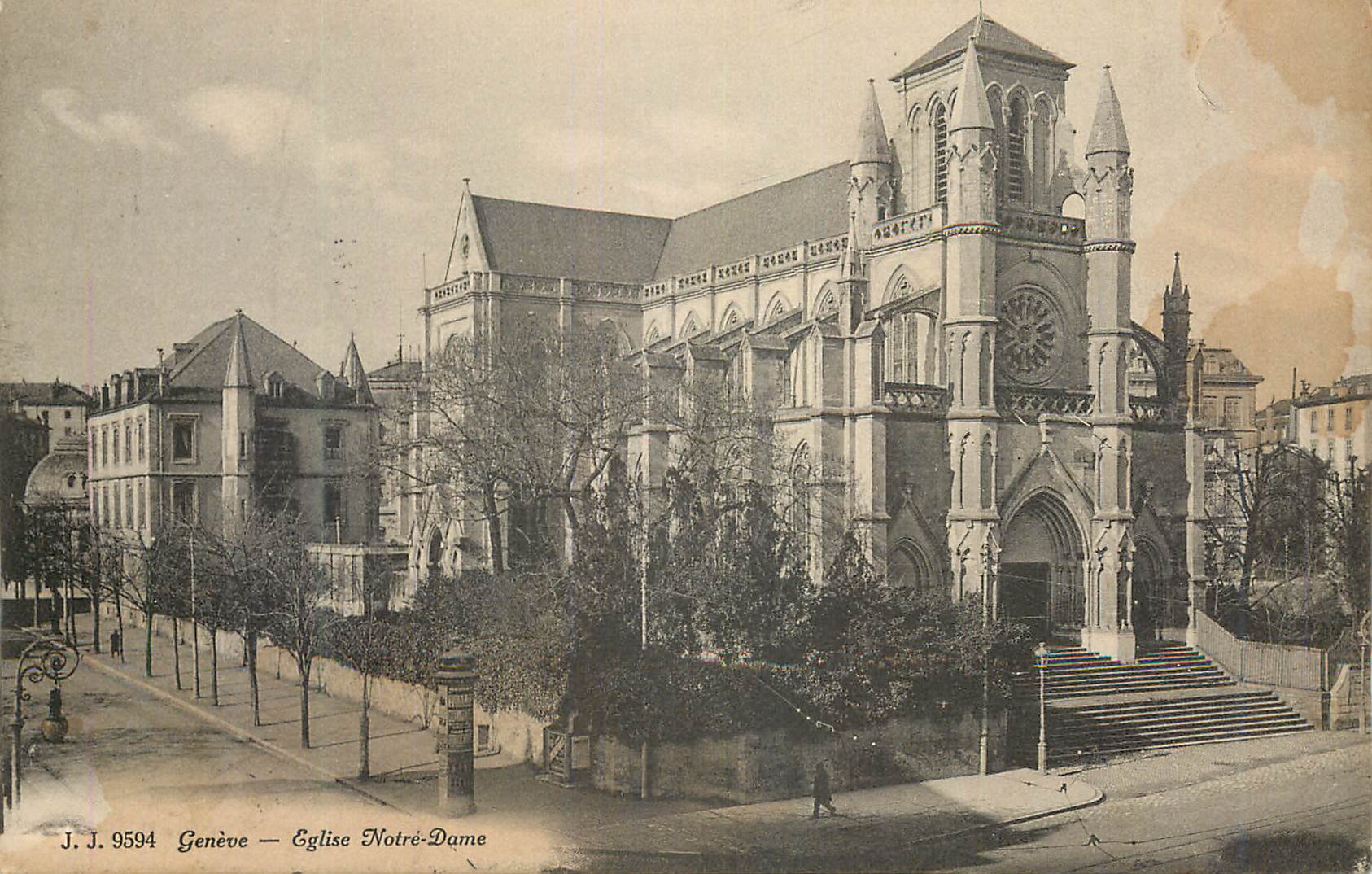 CPA Geneve Eglise Notre Dame 