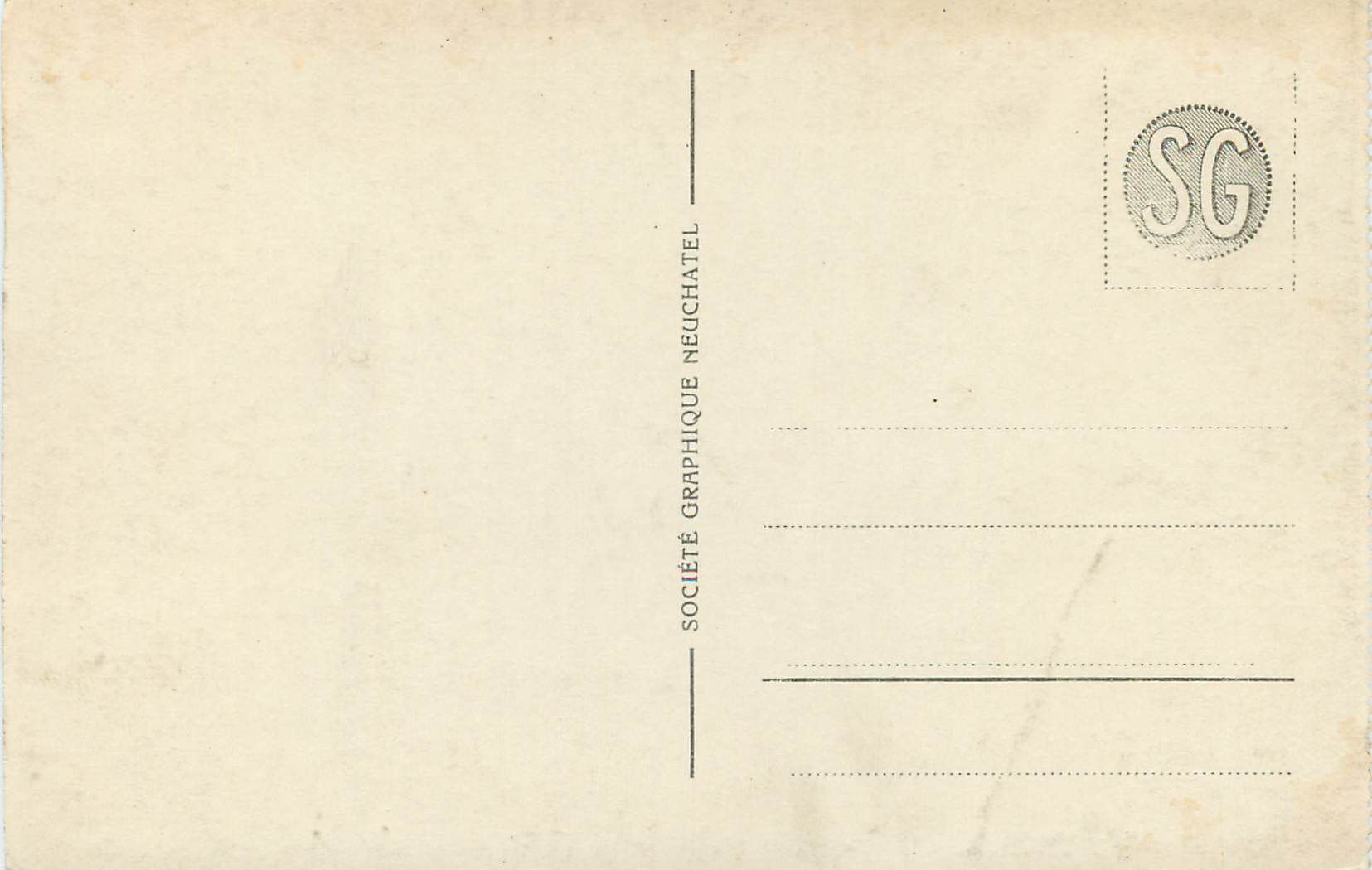 CPA Geneve Monument de la Reformation  — Verso