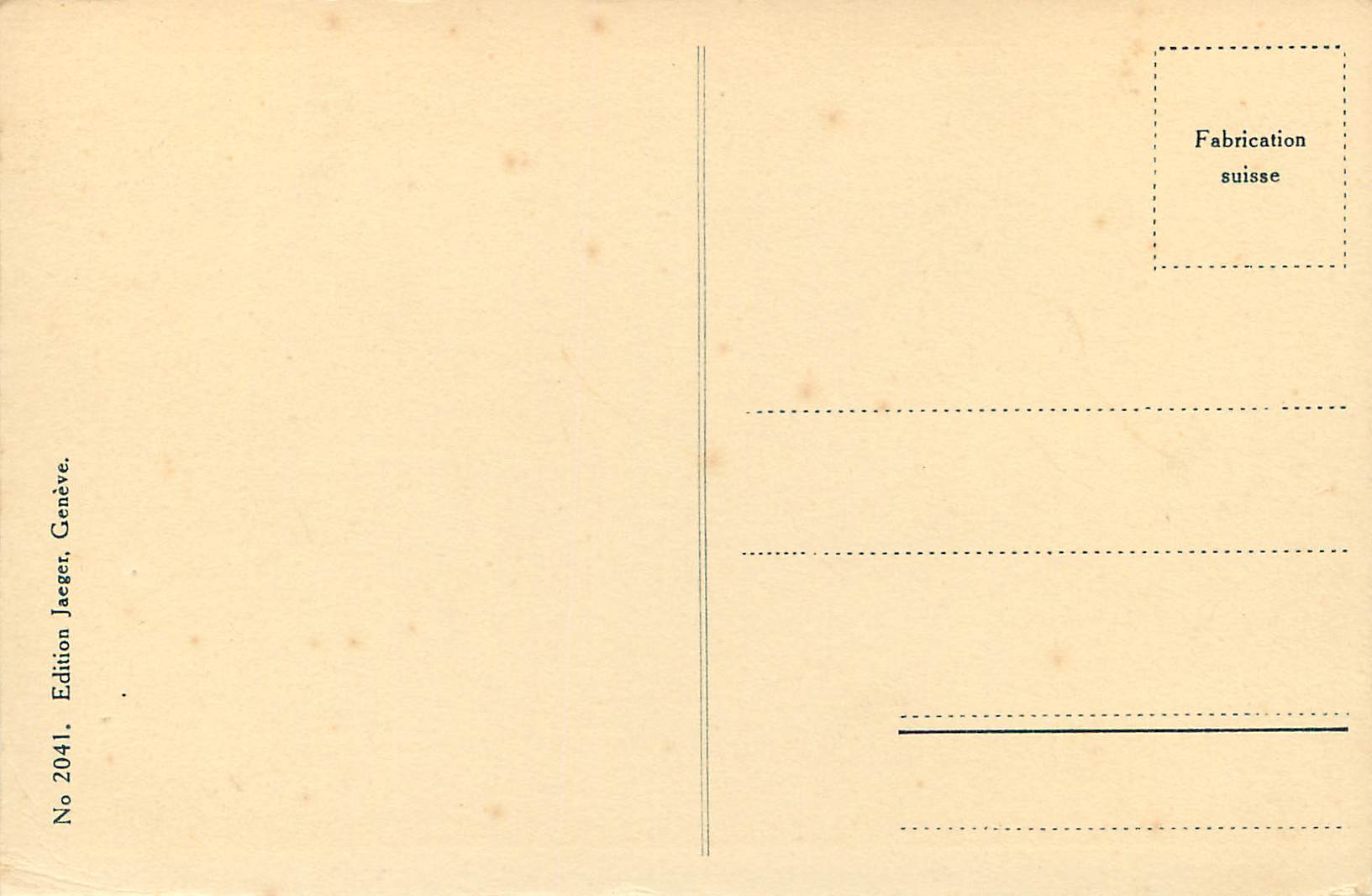 CPA Geneve Monument International de la Reformation  — Verso