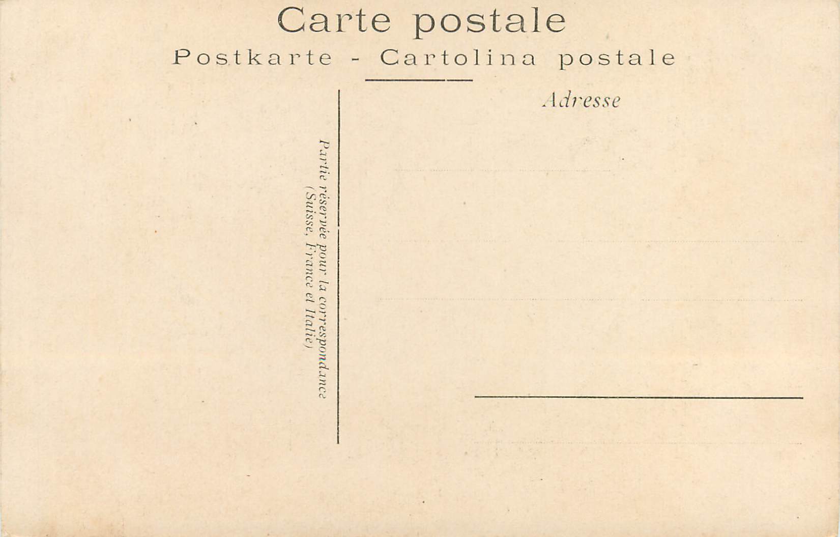 CPA Geneve Parc Mon Repos  — Rückseite