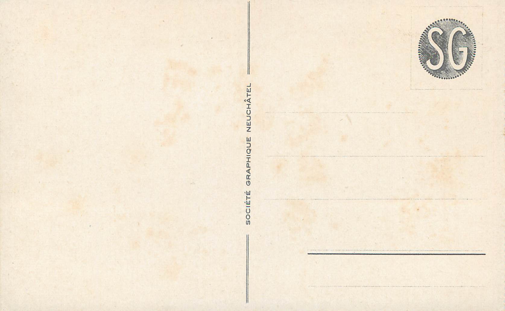 CPA Geneve Rade et Saleve Bateau — Verso