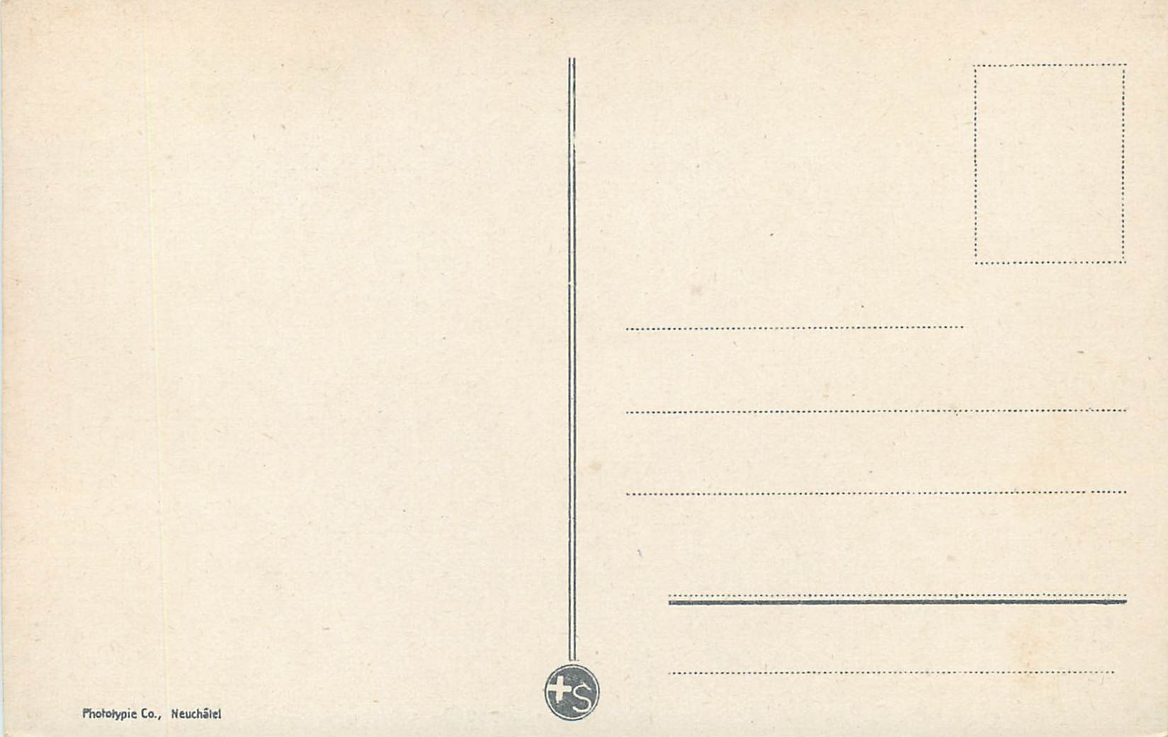 CPA Geneve Effet de nuit  — Verso