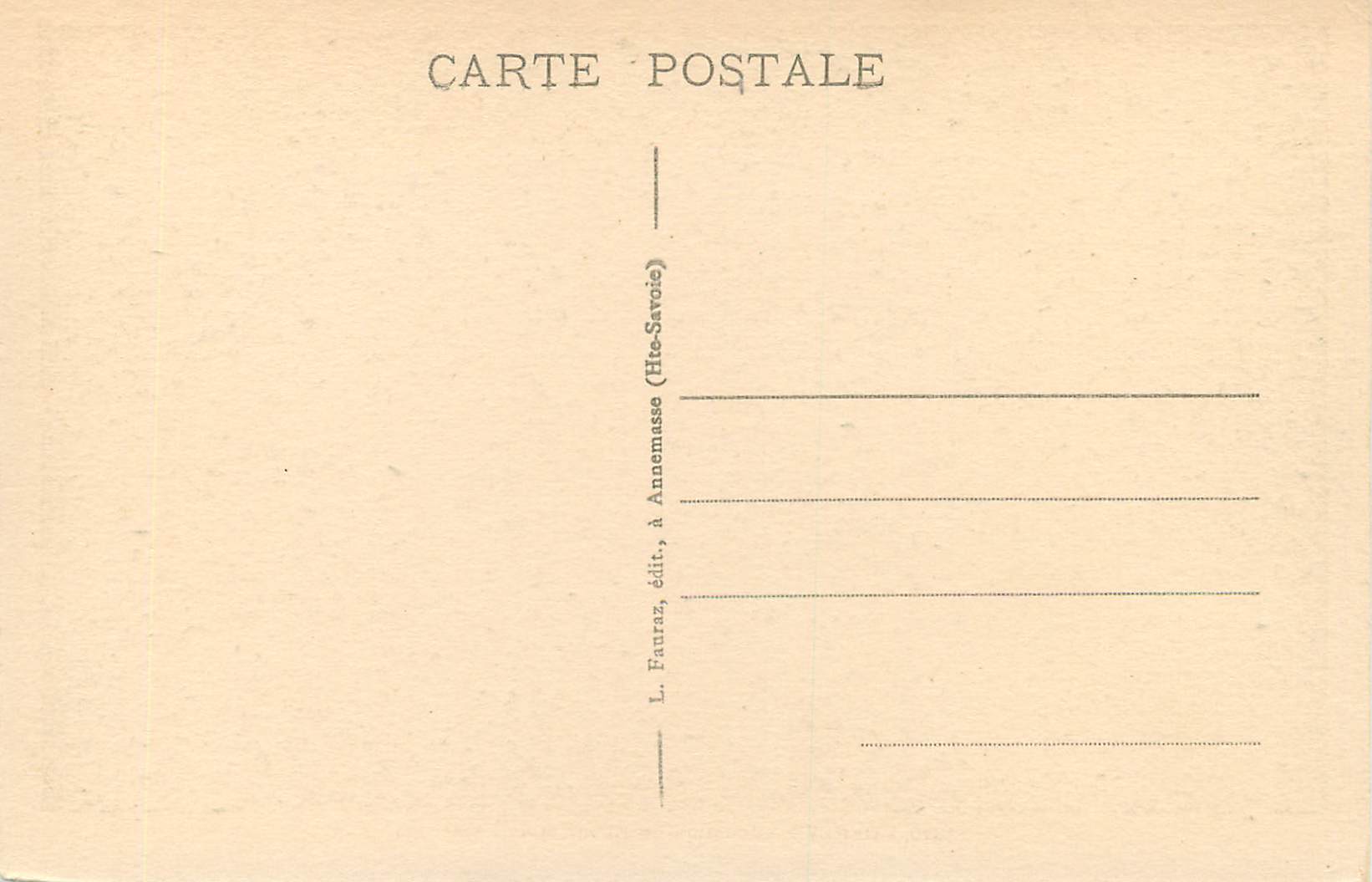 CPA Geneve Junction du Rhone et de l Arve  — Rückseite