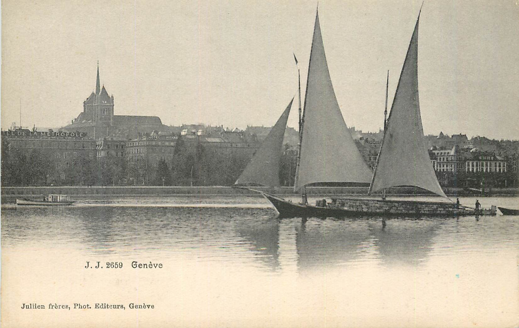 CPA Geneve Bateau