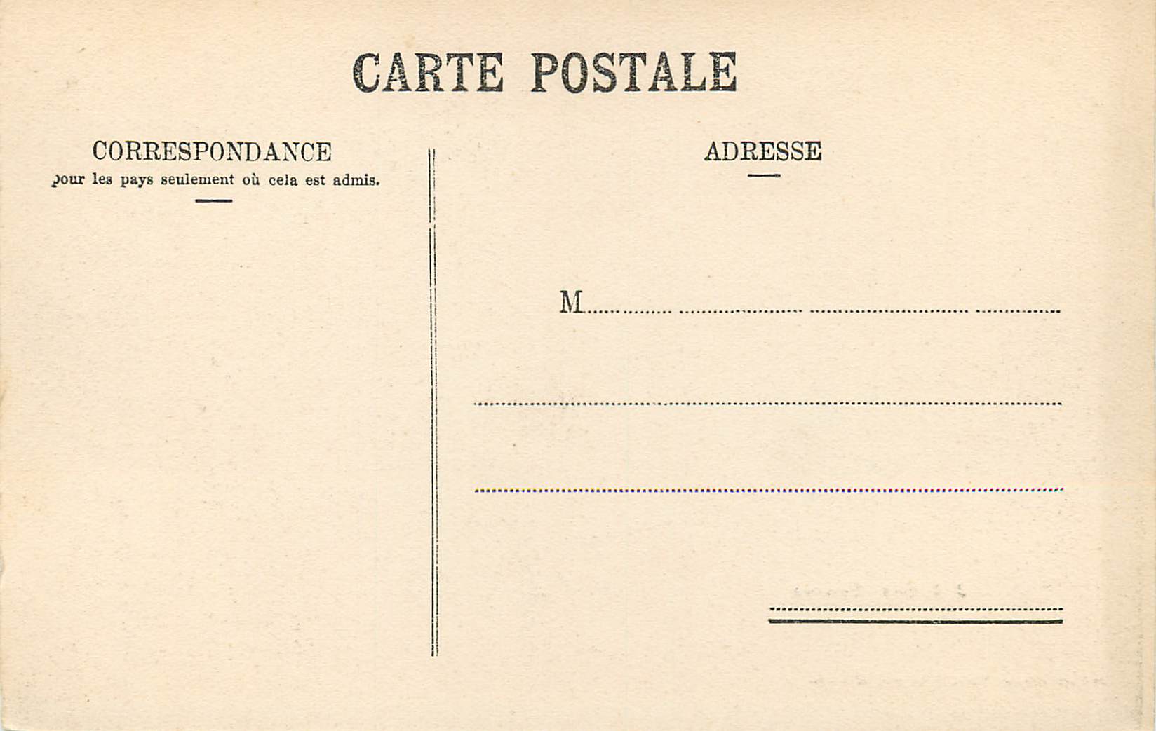 CPA Geneve Bateau — Rückseite