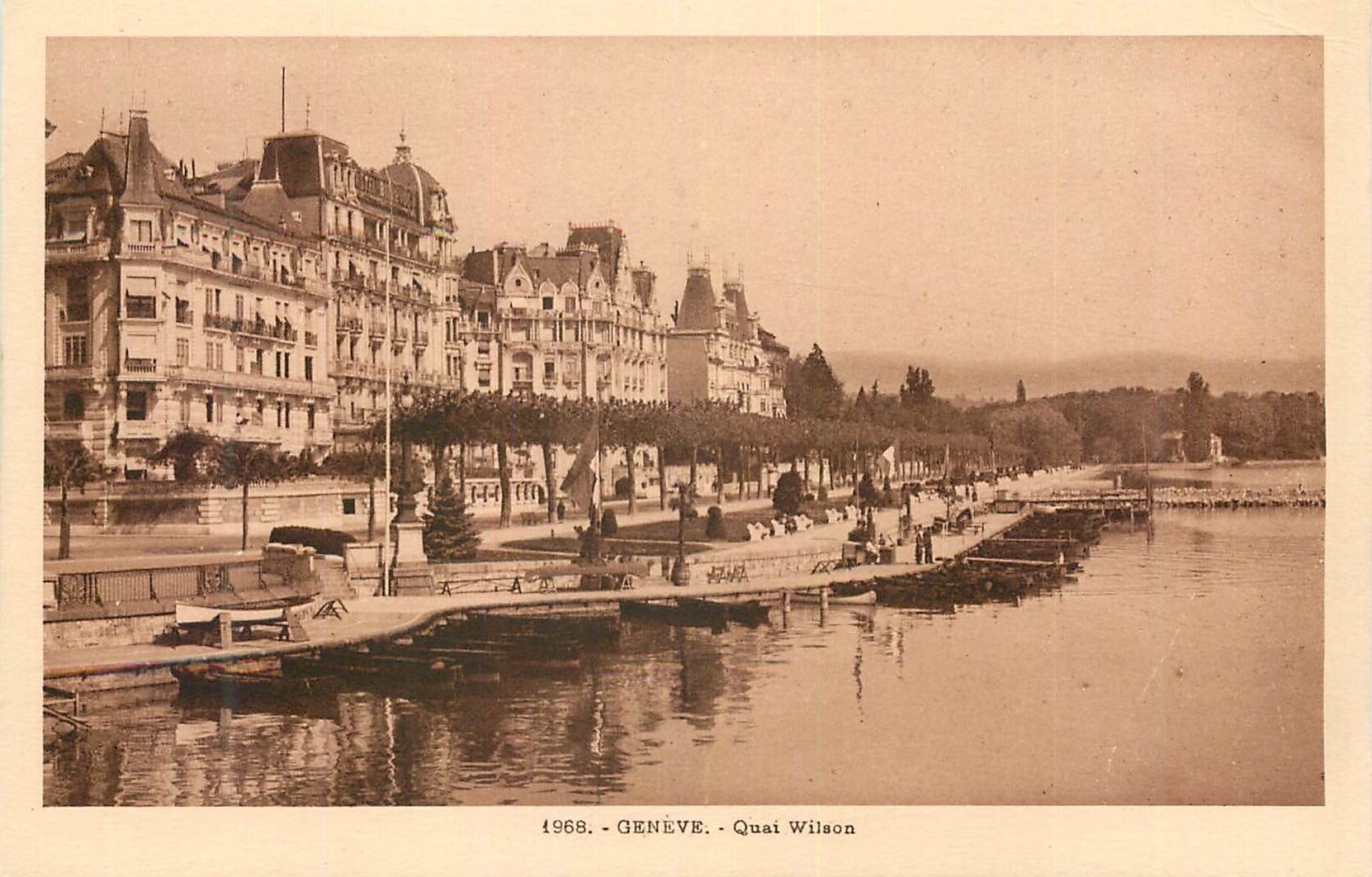CPA Geneve Quai Wilson 