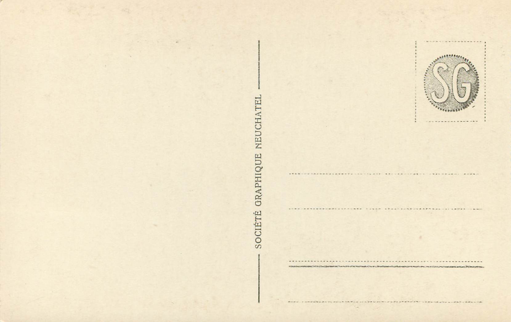 CPA Hospice du Grand St Bernard chien et sa nichee  — Rückseite