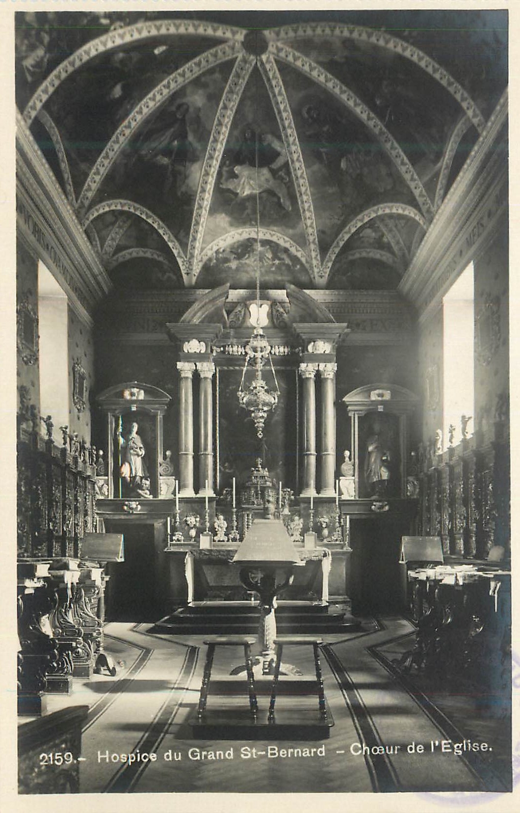 CPA Hospice du Grand St Bernard Choeur de l eglise 