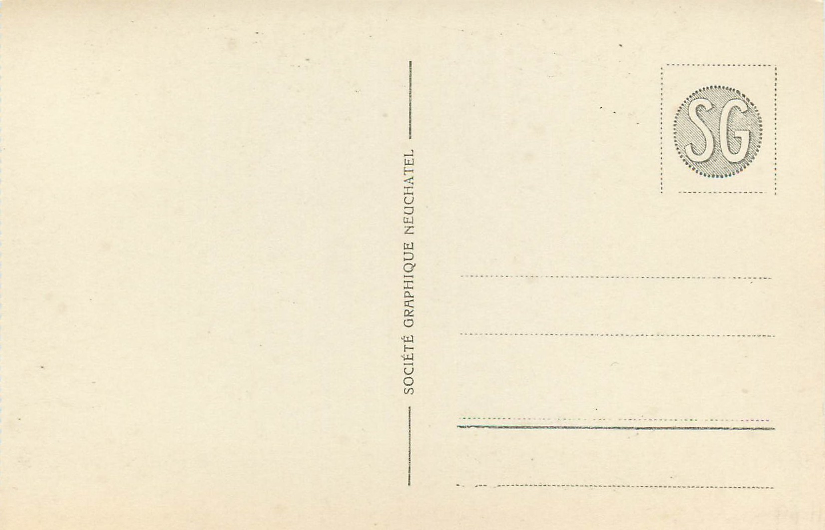 CPA Hospice du Grand St Bernard Choeur de l eglise  — Back