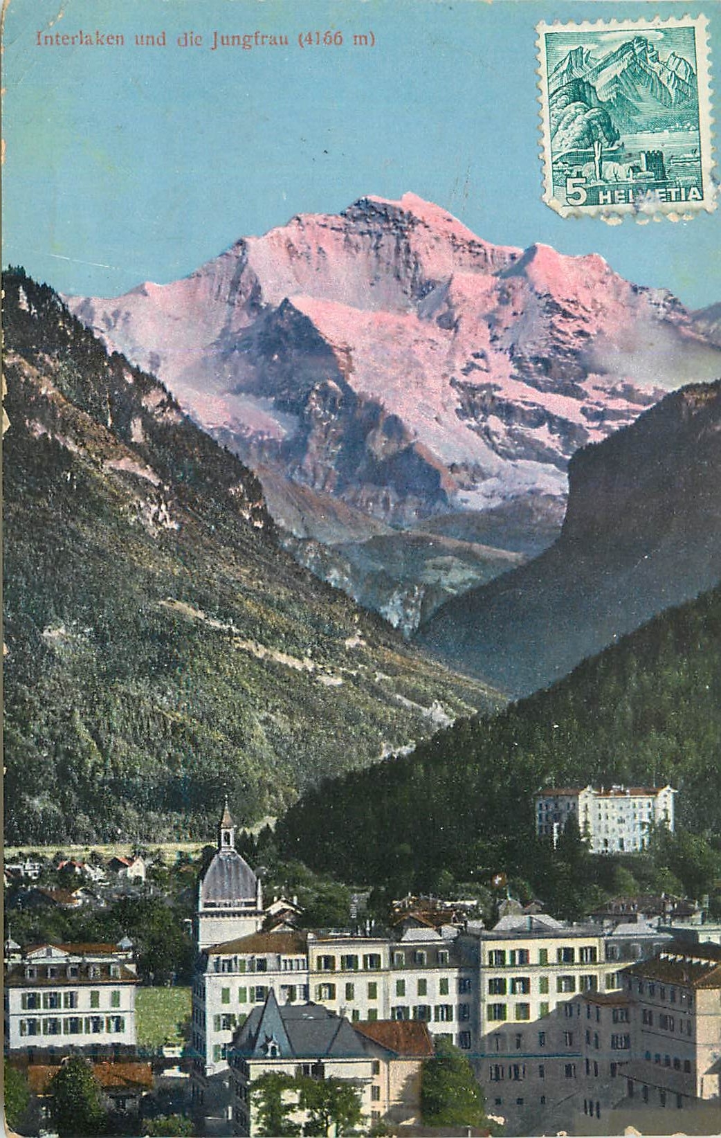 CPA Interlaken und die Jungfrau 