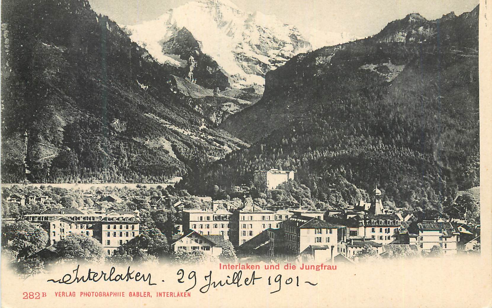 CPA Interlaken und die Jungfrau 