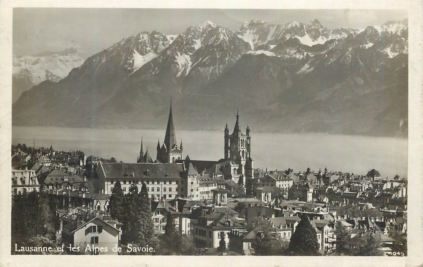 CPA Lausanne et les Alpes de Savoie 
