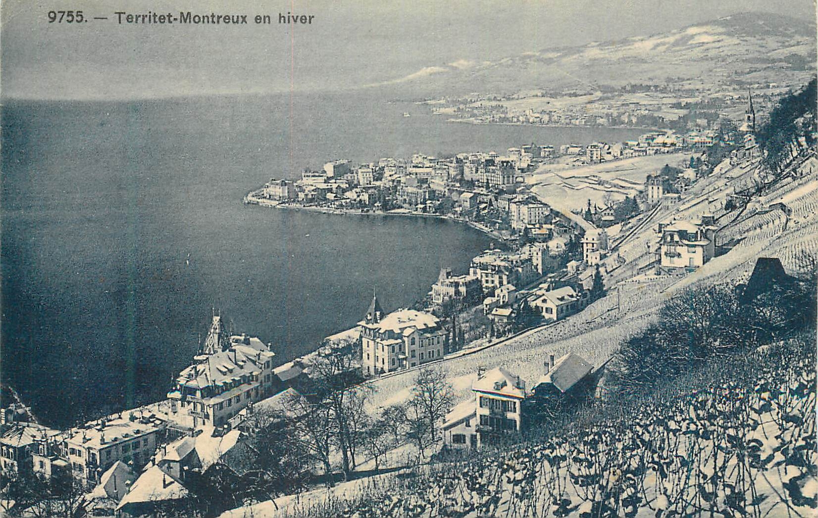 CPA Territet Montreux en hiver 