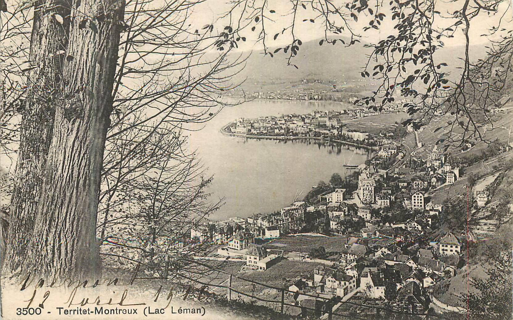 CPA Territet Montreux Lac Leman 