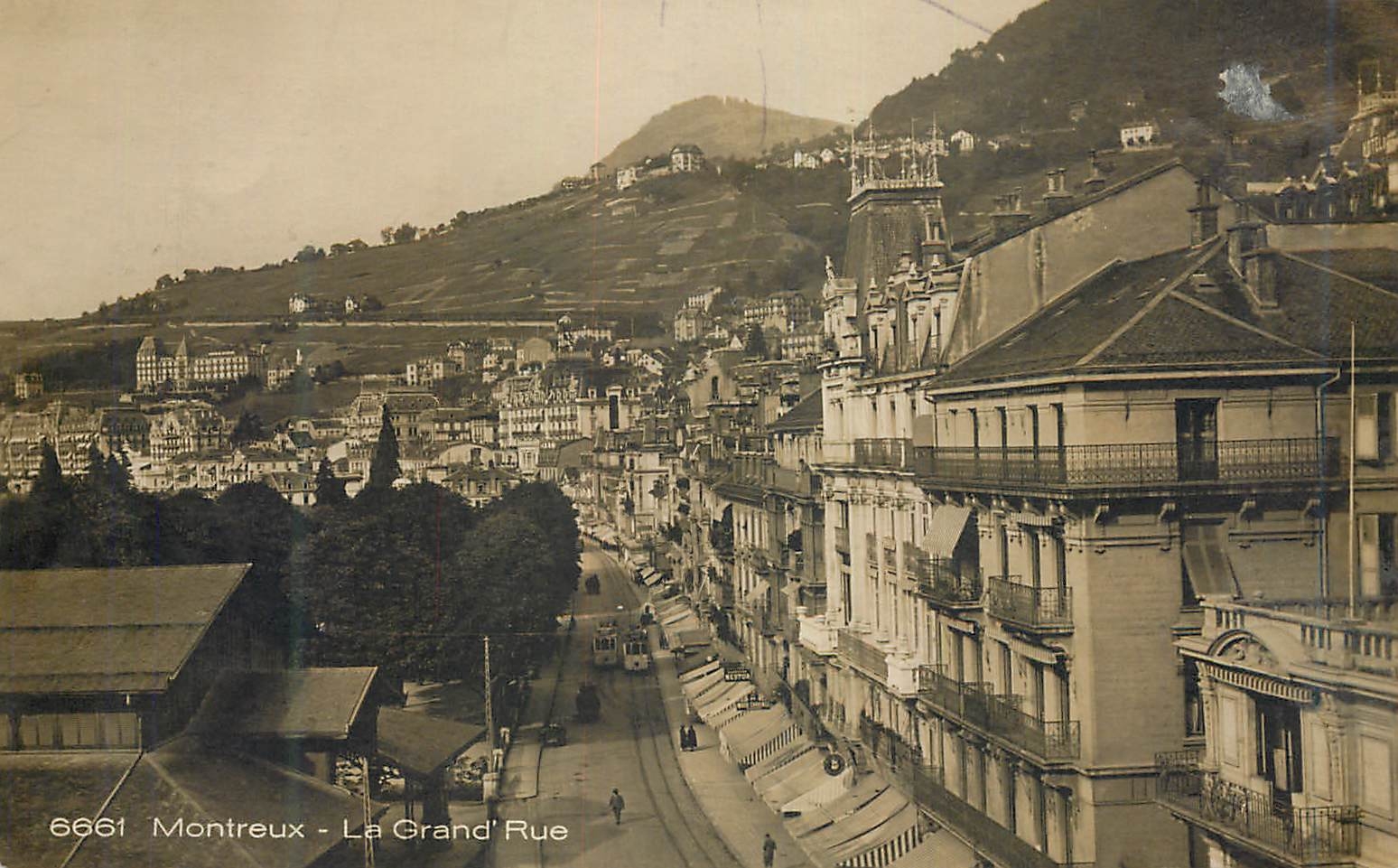 CPA Montreux La Grand Rue 