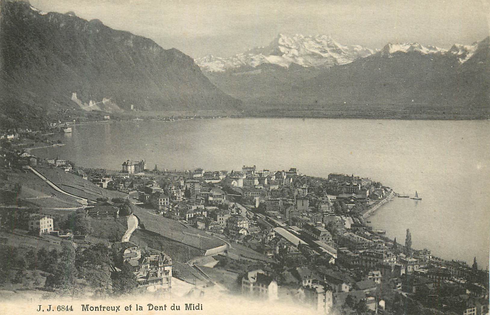 CPA Montreux et la Dent du Midi 