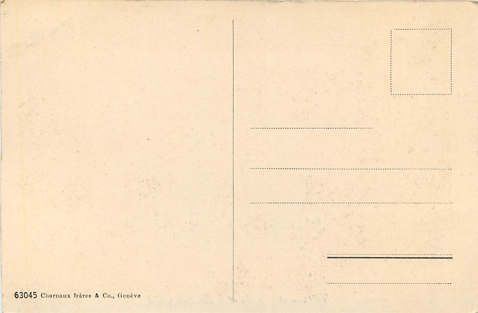 CPA Chateau de Chillon et la Dent du Midi Bateau — Rückseite