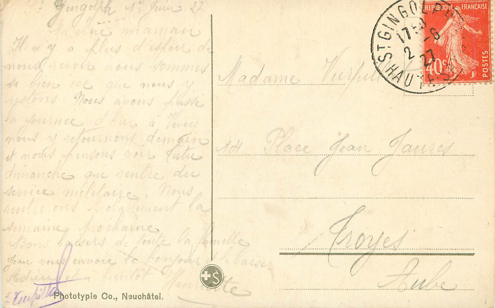 CPA Vevey Et le Mont Pelerin  — Rückseite