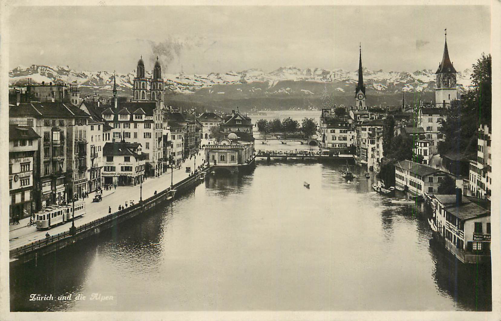 CPA Zurich und die Alpen 
