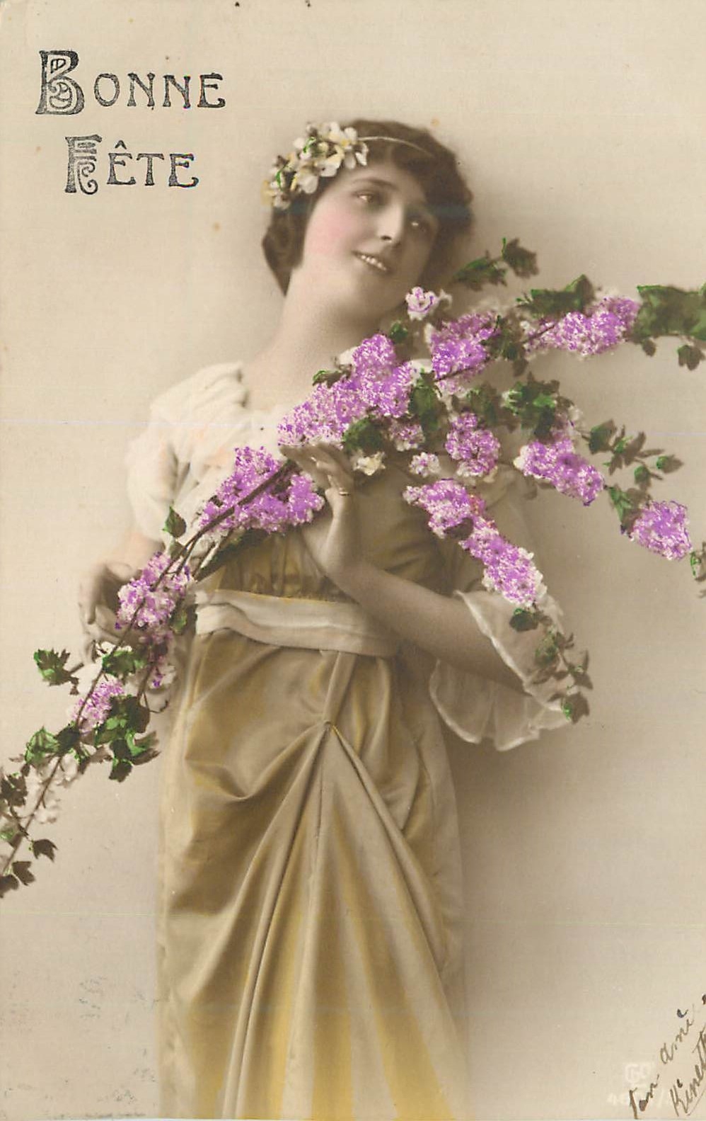CPA Bonne Fete Femme
