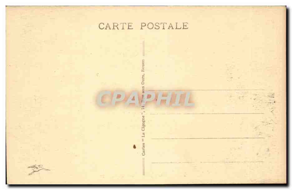 Rouen CPA Pont Boieldieu — Rückseite