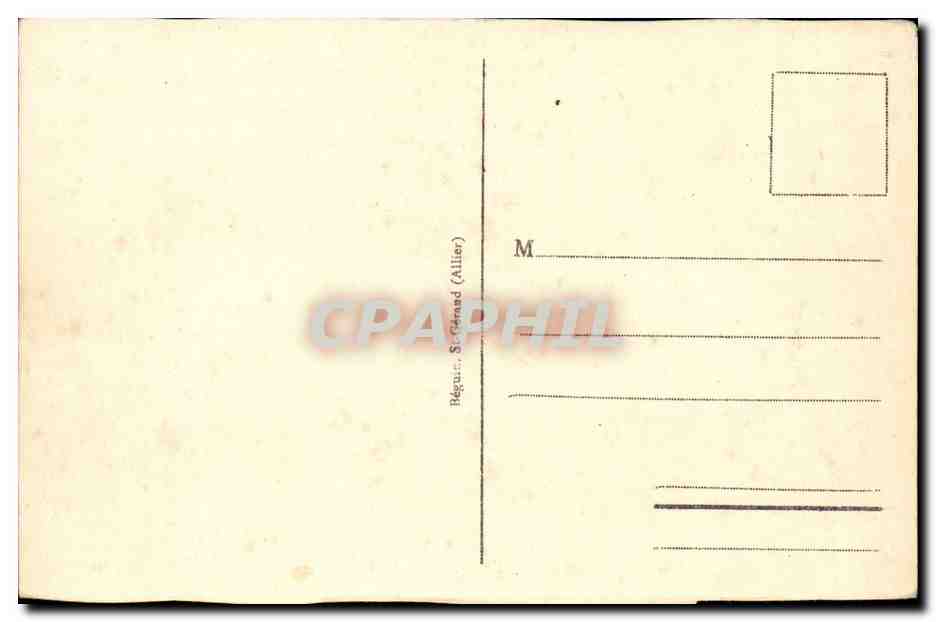 Vichy CPA Le pont — Verso