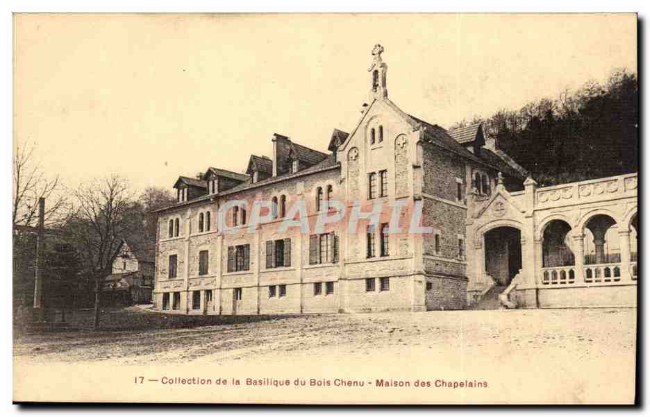 CPA Collection de la basilique du Bois Chenu Maison des Chapelains